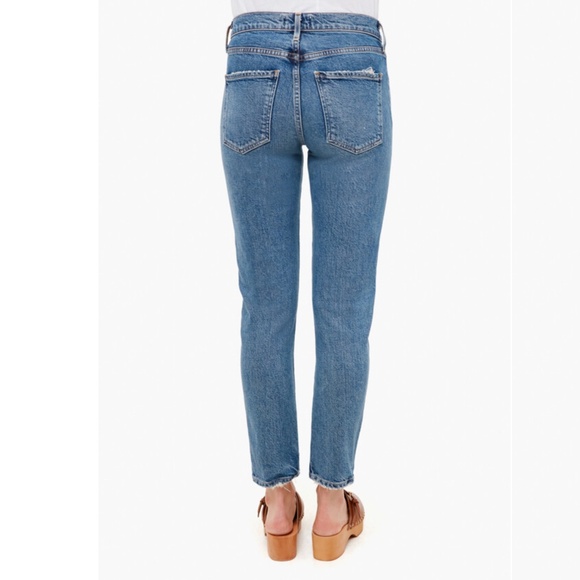 AGOLDE Toni Mid Rise Straight Jeans Dime Size 26 - Picture 3 of 13